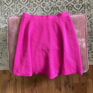 Club Monaco hot pink mini skirt